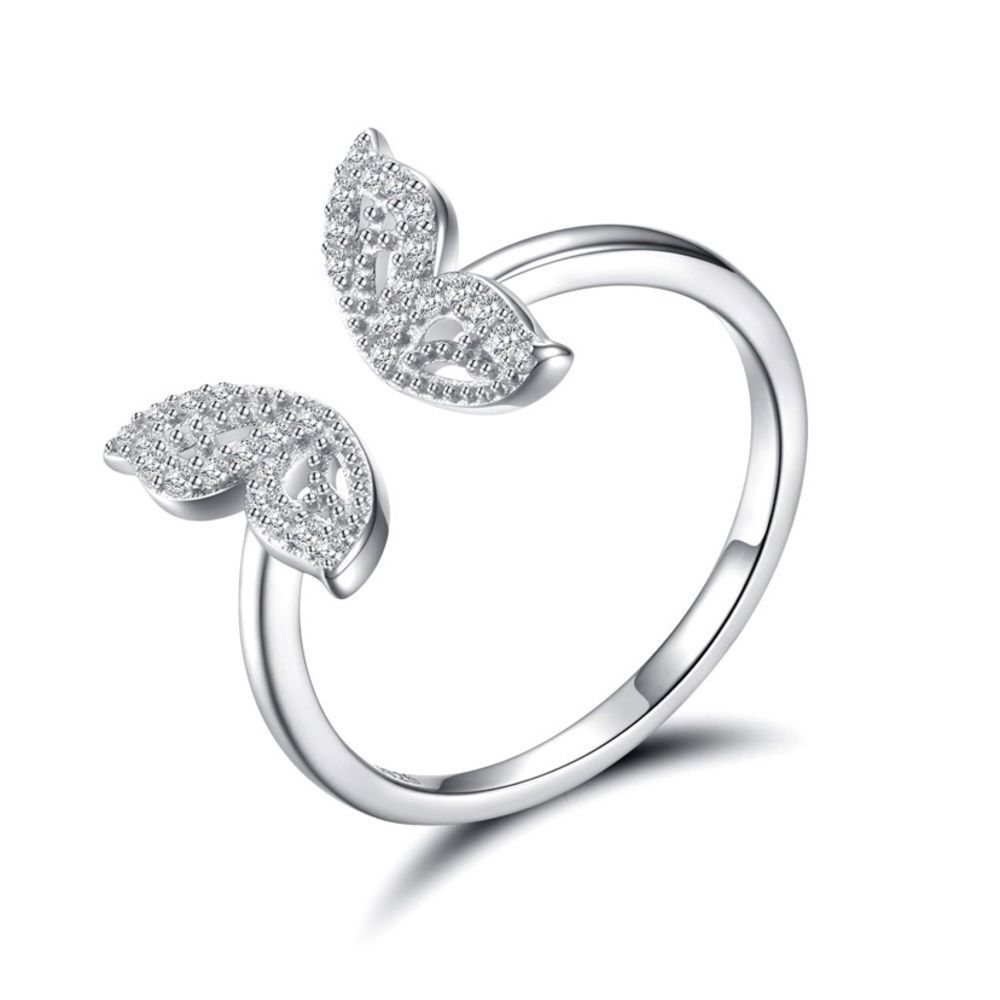 Sparkling Butterfly Ring